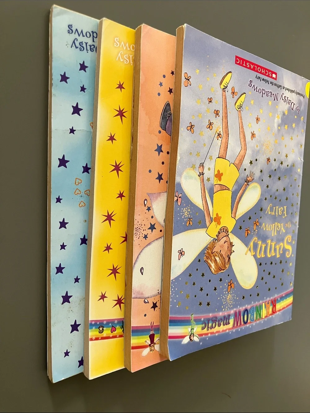 Rainbow Magic Fairy Book Set - Green, Yellow, Orange, Blue